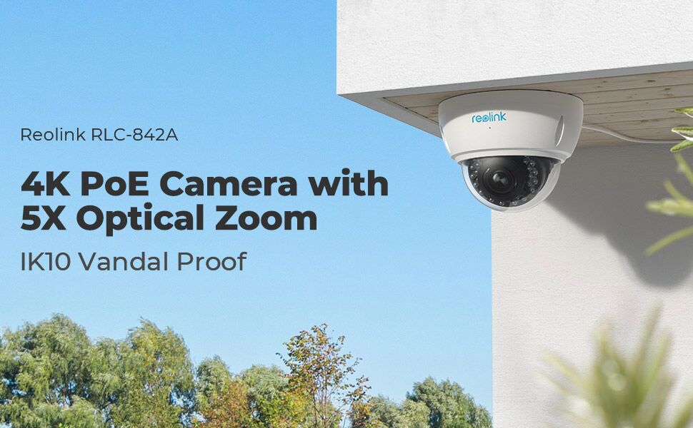 REOLINK 4Kカメラ　RLC-842A　5倍ズーム　人感センサー REOLINK 4Kカメラ RLC-842A 5倍ズーム 人感センサー Reolink 4K PoE IP