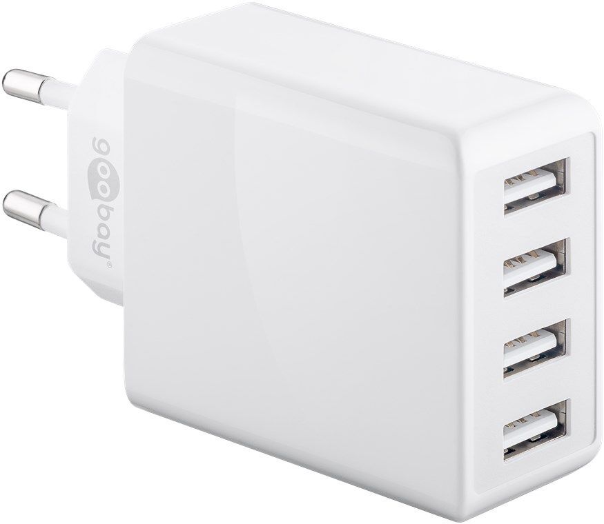Goobay 230V 4 x USB lader 30W / 3A