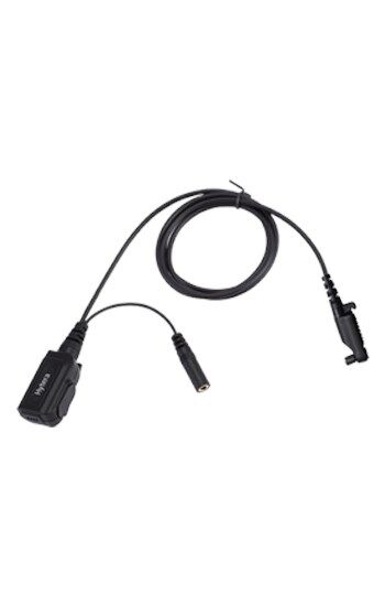 Hytera mikrofon og PTT til X1-/PD6-serien  3,5 mm