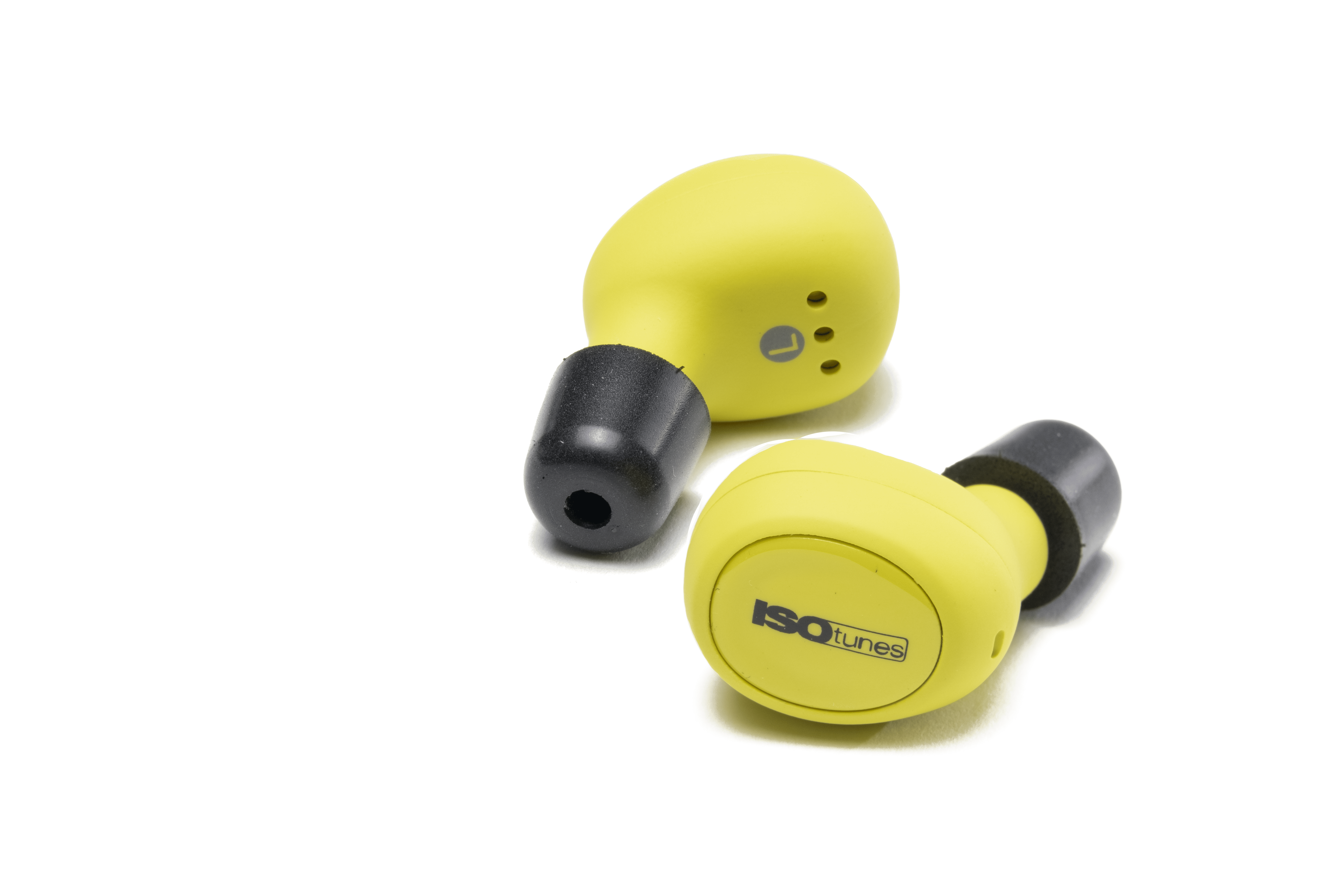 ISOtunes headset, ISOtunes free yellow